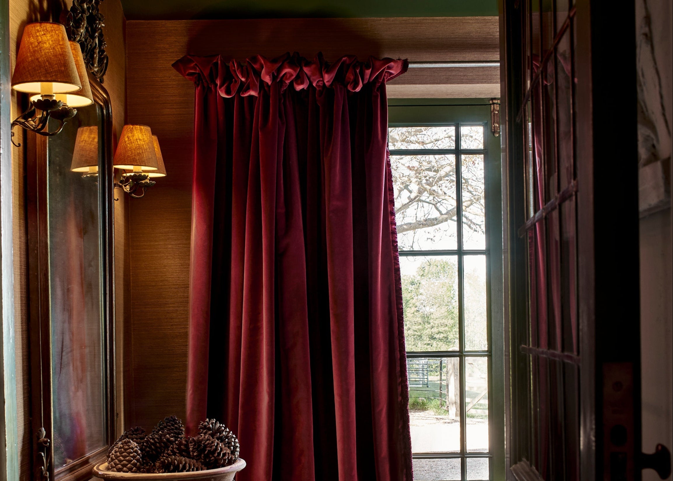 Velvet Fabric Redwood - ORDER NOW FOR DELIVERY EARLY JULY