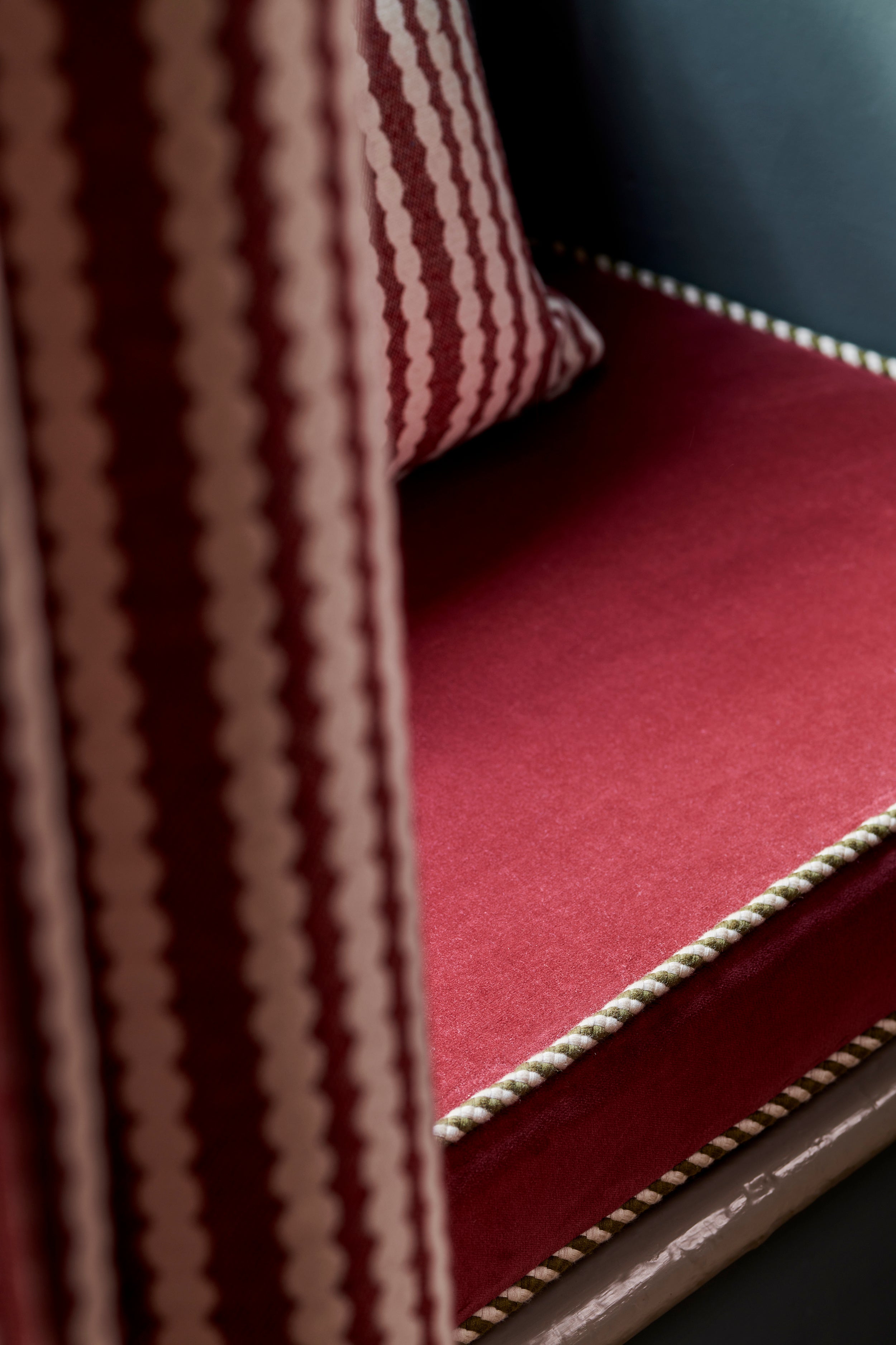 Velvet Fabric Redwood - ORDER NOW FOR DELIVERY EARLY JULY