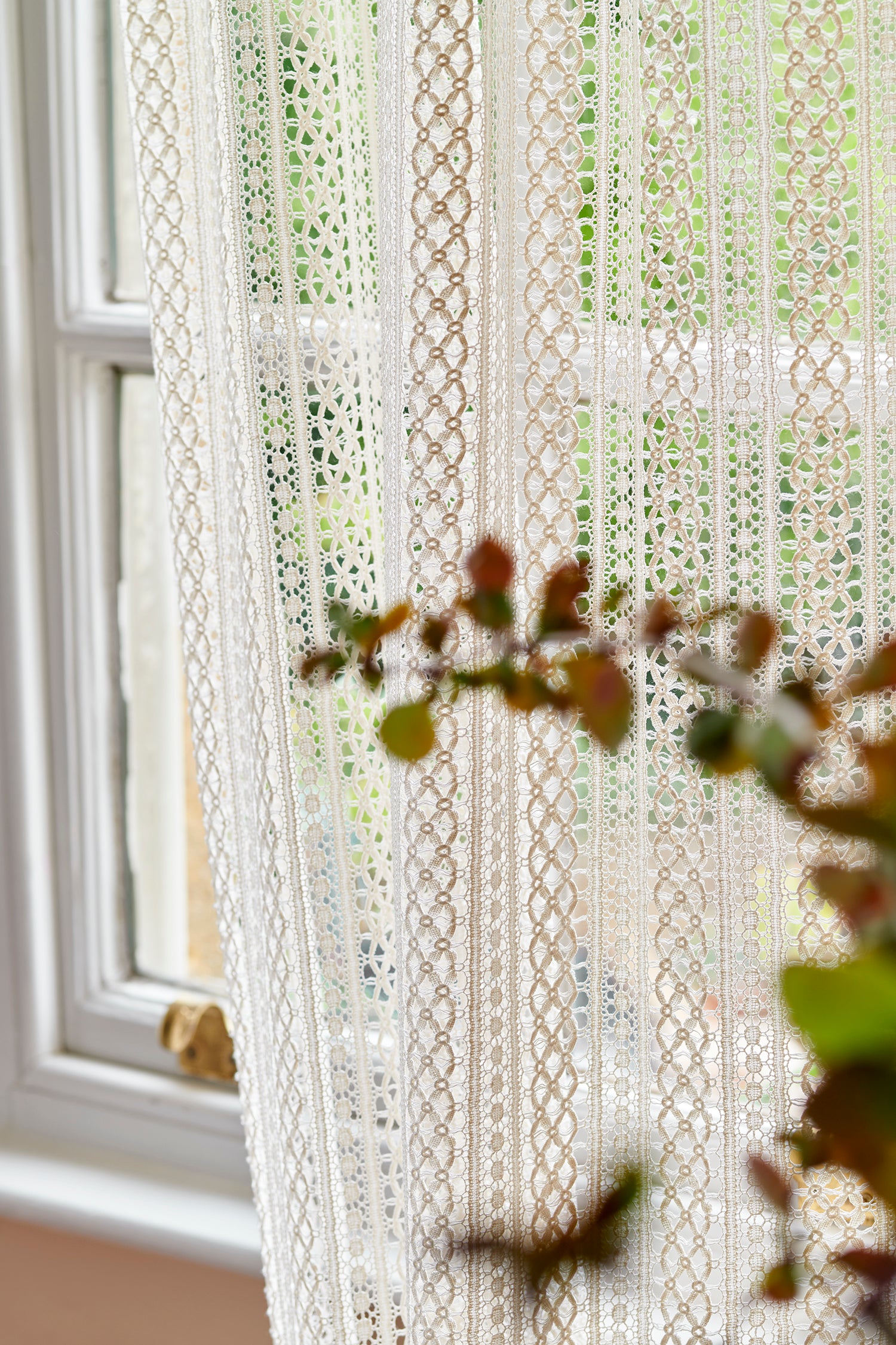 Belvoir Lace Fabric Natural