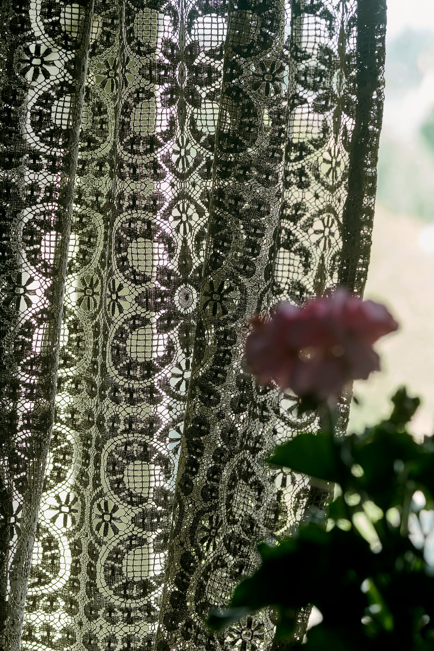 Newark Lace Fabric Sage