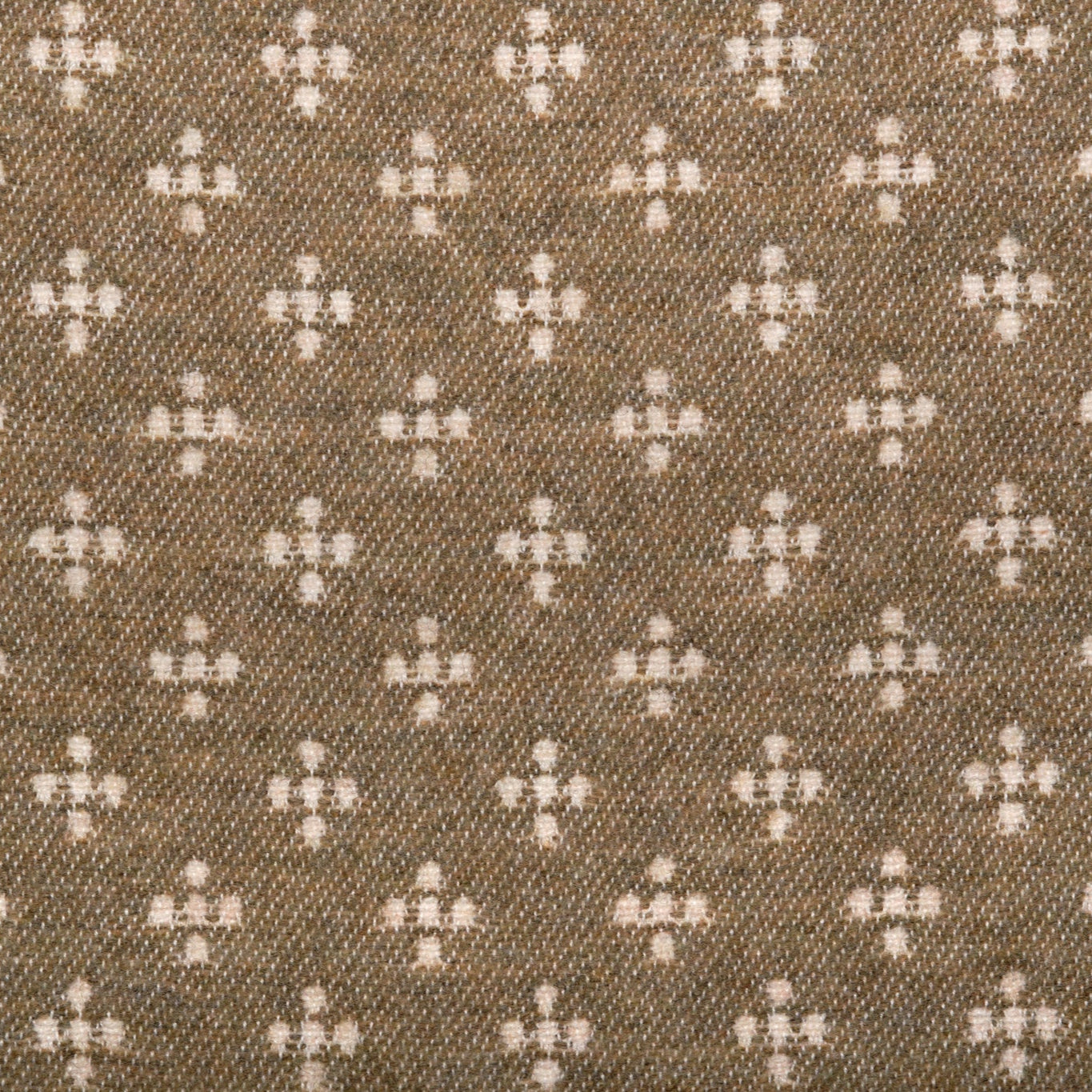 Ditsy Five Merino Wool Fabric Sage
