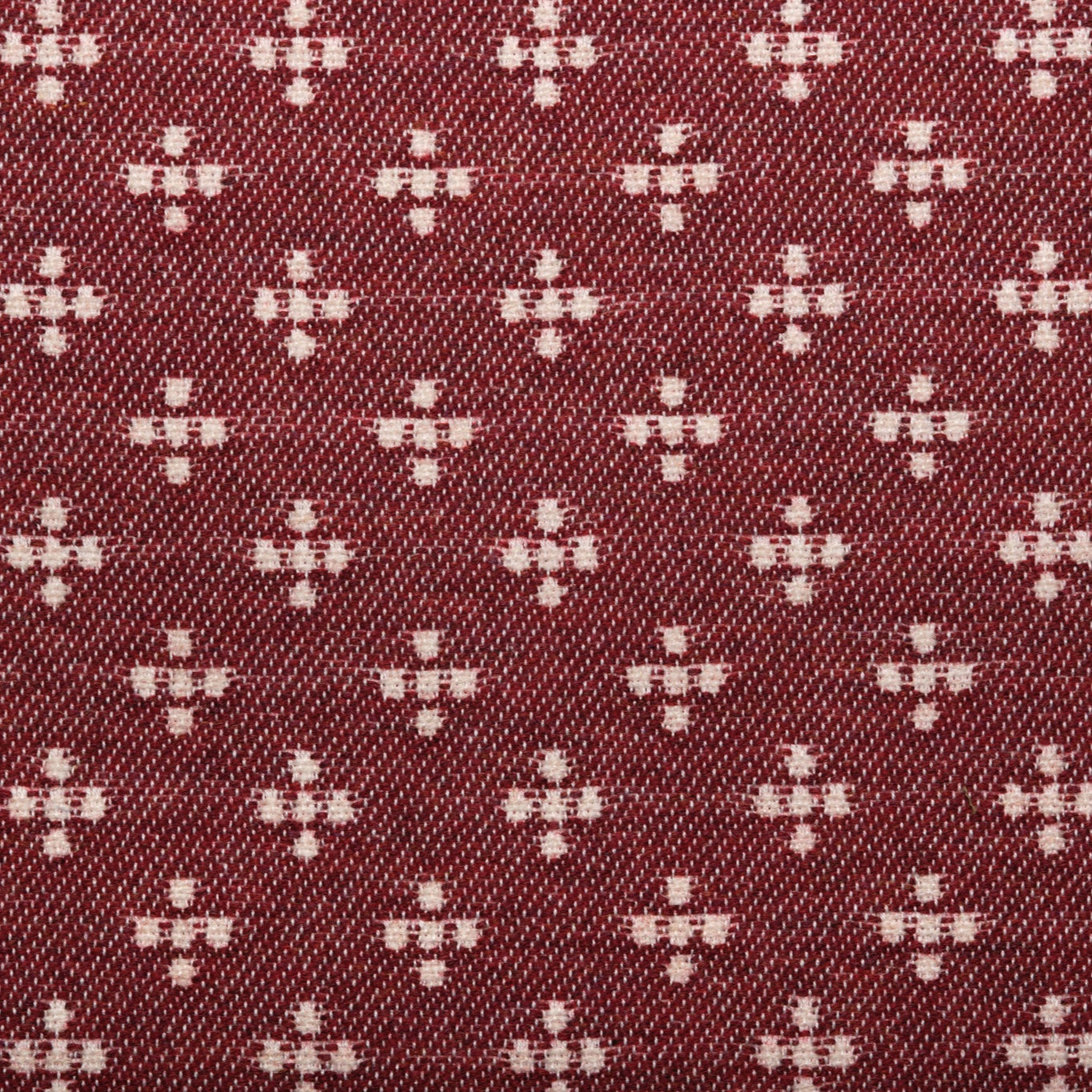 Cushion Ditsy Five Merino Wool Redwood