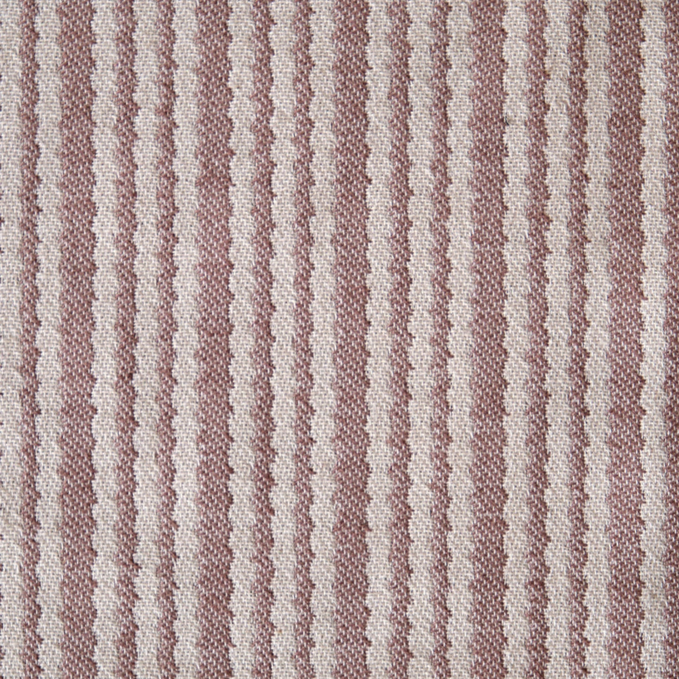 Curtain Pippy Scallop Stripe Cotton Blush