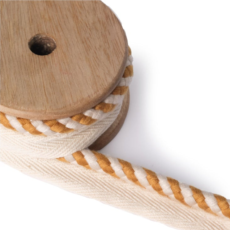 Braided Rope Trim Caramel (by the metre)
