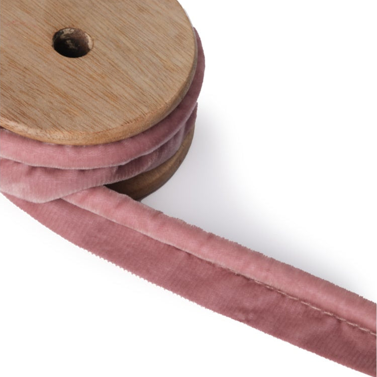 Velvet Piping Blush Trim (by the metre)
