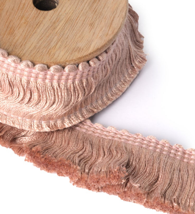 Fringe Trim Blush (by the metre)