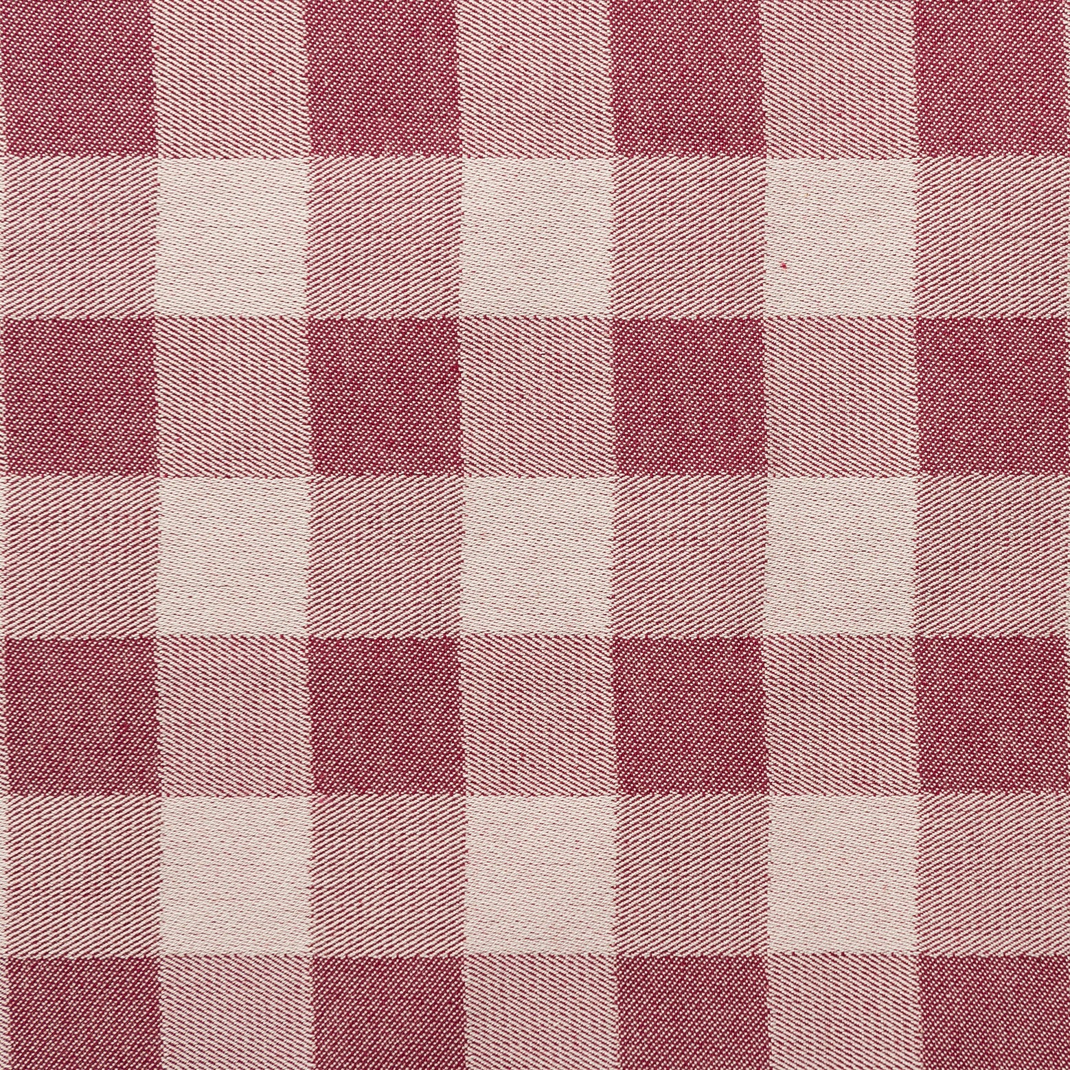 Woodhouse Check Cotton Fabric Claret